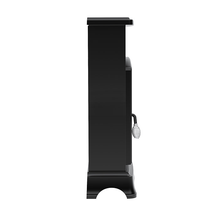Caldo Onyx Traditional Matt Black Electric Stove