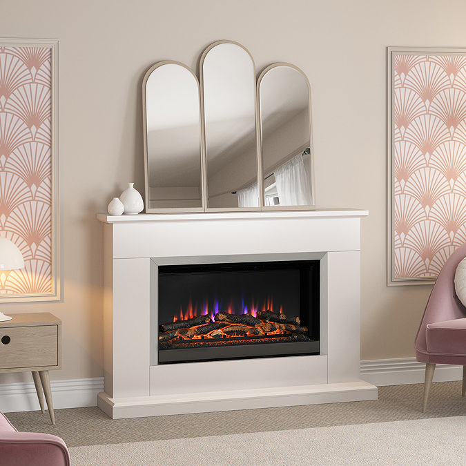 Caldo Serene Timber Electric Fireplace Suite