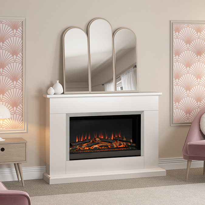 Caldo Serene Timber Electric Fireplace Suite