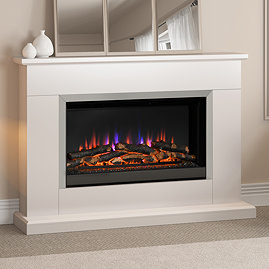 Caldo Serene Timber Electric Fireplace Suite