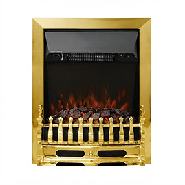 Caldo Sovereign Inset Electric Fire - Brass