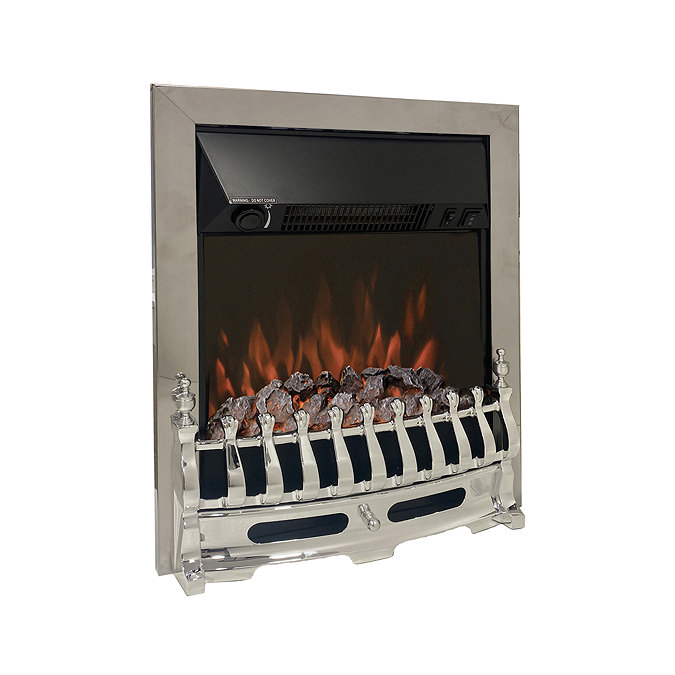 Caldo Sovereign Inset Electric Fire - Chrome
