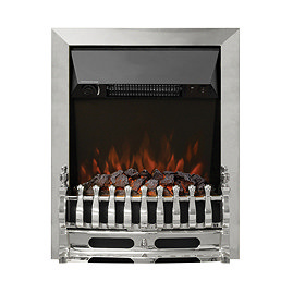Caldo Sovereign Inset Electric Fire - Chrome