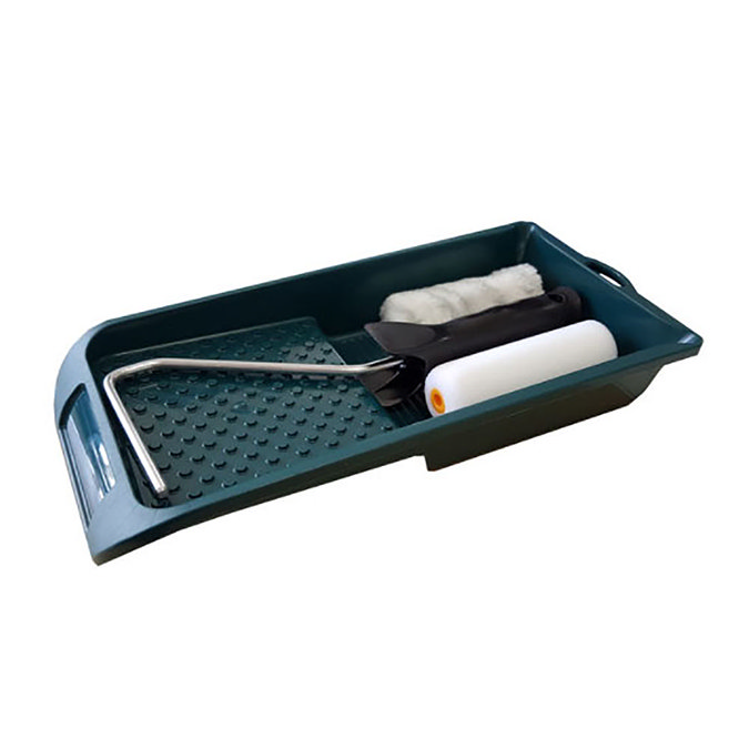 Caldo Underfloor Heating Kit with Black Programmable WiFi Timerstat Bundle - Various Sizes  In Bathroom Large Image