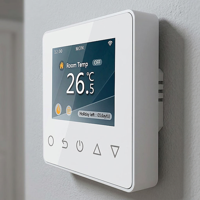 Caldo Pro Electric Underfloor Heating Programmable Timerstat (White)