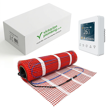 Caldo Pro Electric Underfloor Heating Mat with Digital Programmable Thermostat Bundle