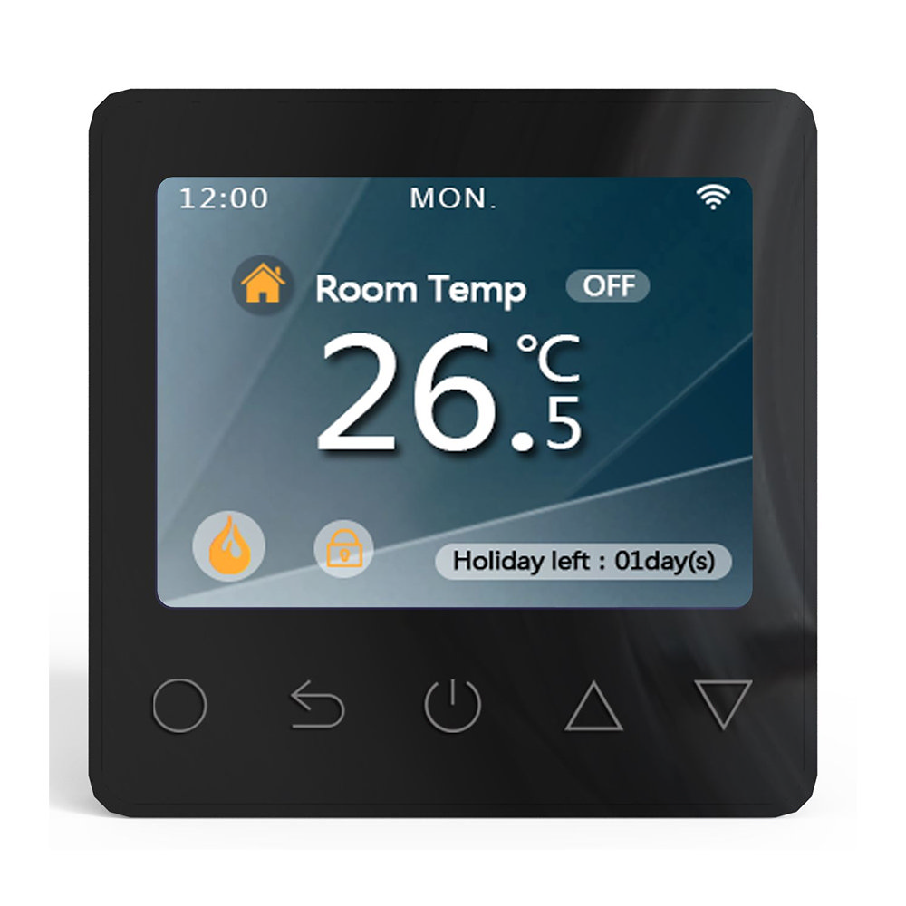 Caldo WiFi Electric Underfloor Heating Programmable Thermostat Black