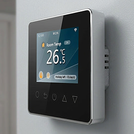 Caldo Pro WiFi Electric Underfloor Heating Programmable Thermostat – Black