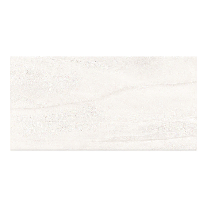 Calida Outdoor White Stone Effect Floor Tile - 600 x 1200mm