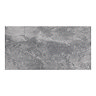 Calvados Grey Gloss Stone Effect Large Format Wall Tiles - 450 x 900mm