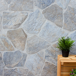 Cambria Grey Natural Stone Effect Wall and Floor Tiles 230 x 230mm