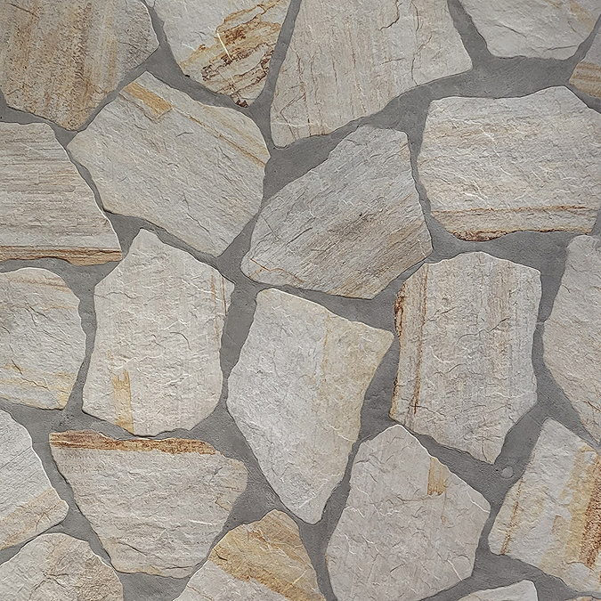 Cambria Ivory Natural Stone Effect Wall and Floor Tiles 230 x 230mm