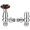 Camden Traditional Chrome Angled Thermostatic Valve - RV202 Large Image