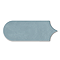 Camille Blue Scallop & Feather Gloss Wall Tiles - 80 x 215mm