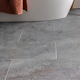 Canedo Graphite Stone Effect Rectified Wall and Floor Tiles - 316 x 608mm