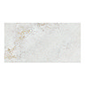 Canedo White Stone Effect Rectified Wall and Floor Tiles - 316 x 608mm