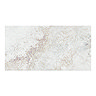 Canedo White Stone Effect Rectified Wall and Floor Tiles - 316 x 608mm