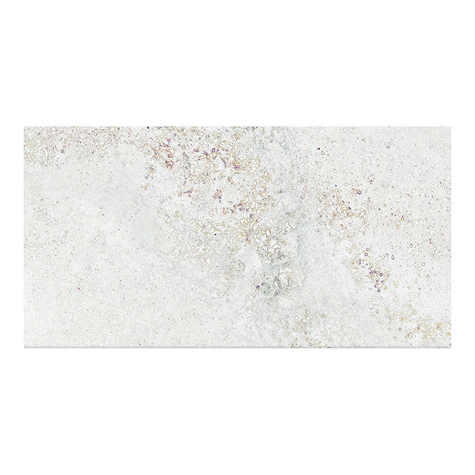 Canedo White Stone Effect Rectified Wall and Floor Tiles - 316 x 608mm