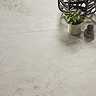 Canedo White Stone Effect Rectified Wall and Floor Tiles - 600 x 600mm