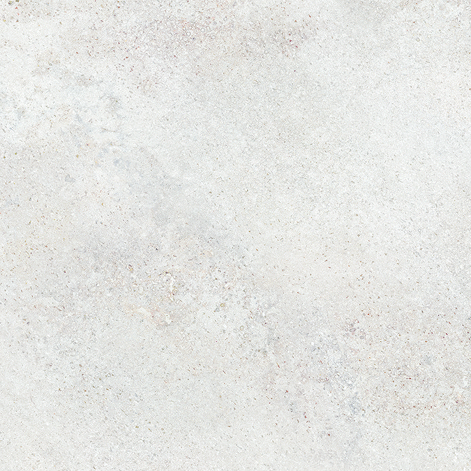 Canedo White Stone Effect Rectified Wall and Floor Tiles - 600 x 600mm