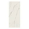 Caprenda White Marble Effect Large Format Wall and Floor Tile - 1200 x 2800mm