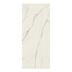 Caprenda White Marble Effect Large Format Wall and Floor Tile - 1200 x 2800mm
