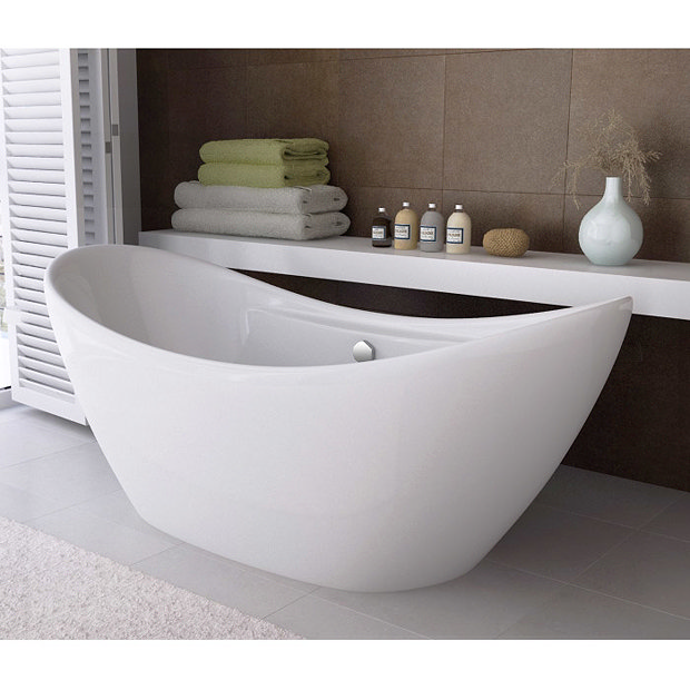 Capri 1750 x 770 Luxury Double Ended Slipper Freestanding Bath FSB018