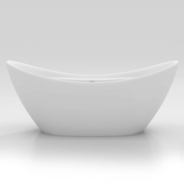 Capri 1750 x 770 Luxury Double Ended Slipper Freestanding Bath FSB018