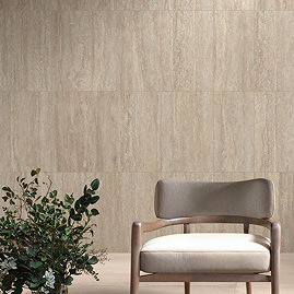 Capri Beige Travertine Stone Effect Wall & Floor Tiles - 300 x 600mm