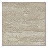Capri Beige Travertine Stone Effect Wall & Floor Tiles - 600 x 600mm