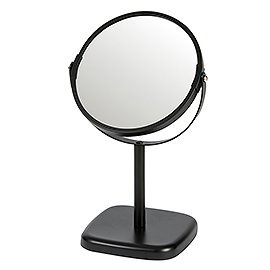 Capri Black Free Standing Cosmetic Mirror Medium Image