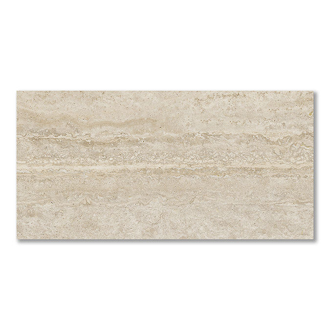 Capri Brown Travertine Stone Effect Wall & Floor Tiles - 300 x 600mm