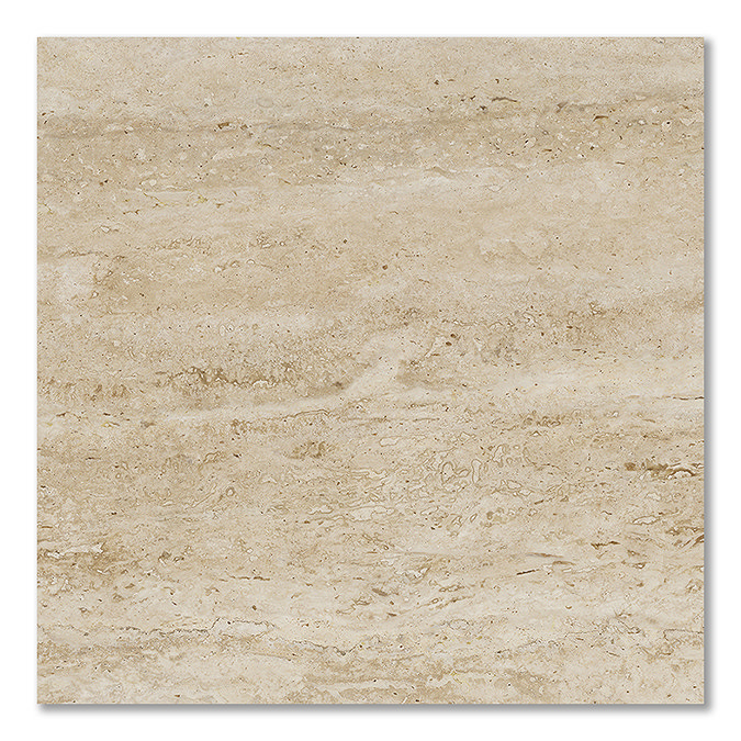 Capri Brown Travertine Stone Effect Wall & Floor Tiles - 600 x 600mm