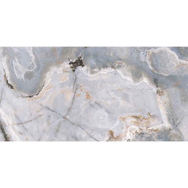 Cardea Blue Marble Effect Wall and Floor Tiles - 600 x 1200mm  Profile Large Image