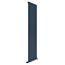 Carisa Angers Single Panel Textured Anthracite Aluminum Radiator 1800 x 395mm