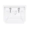 Premier Carlton Traditional Basin with Pedestal (2 Tap Hole - Various Sizes)  Feature Large Image