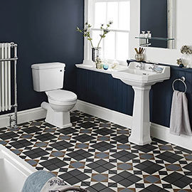 Premier Carlton 4-Piece Traditional 2TH Bathroom Suite - 500mm Basin Medium Image
