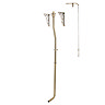 Carlton Antique Brass Traditional High Level Toilet with Soft Close Seat