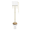 Carlton Brushed Brass Traditional High Level Toilet with Soft Close Seat