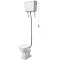 Carlton Gold High Level Traditional Toilet (WC, Cistern + Pan) Large Image