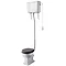 Carlton High Level Bathroom Suite - High Level Toilet Inc. 2TH Basin & Pedestal  Feature Large Image