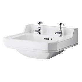 Carlton/Richmond 560mm Medium 2 Tap Hole Basin - NCS884 Large Image