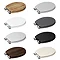 Carlton Soft Close Toilet Seat with Chrome Hinges - Various Colour Options  Feature Large Image