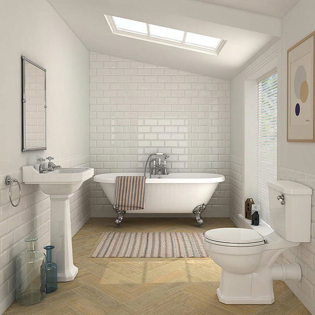 Carlton Traditional Double Ended Freestanding Bath Suite at Victorian
