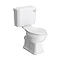 Carlton Traditional Cloakroom Suite - Close Couple Toilet & Wall Hung Basin  Profile Large Image