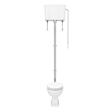 Carlton Traditional High Level Toilet with Soft Close Seat