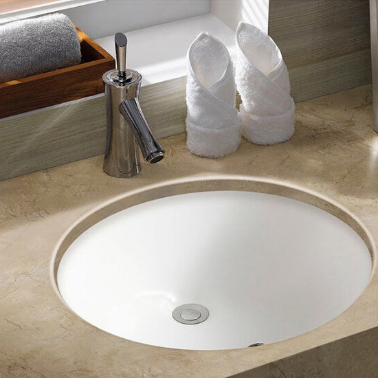 Caro Round Under Counter Basin 0TH - 430mm Diameter Large Image