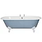 JIG Ashby Cast Iron Roll Top Bath (1720x740mm) with Feet Large Image