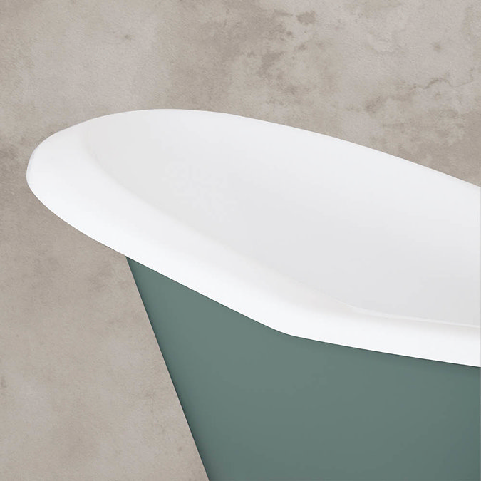 JIG Banburgh Large Cast Iron Roll Top Bath (1825x780mm) with Feet  Standard Large Image