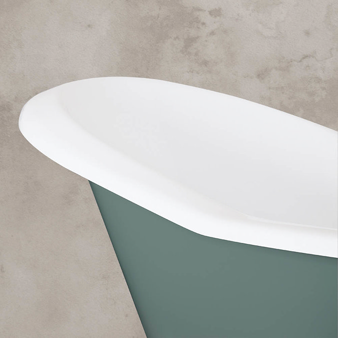 JIG Banburgh Large Cast Iron Roll Top Bath (1825x780mm) with Feet Standard Large Image